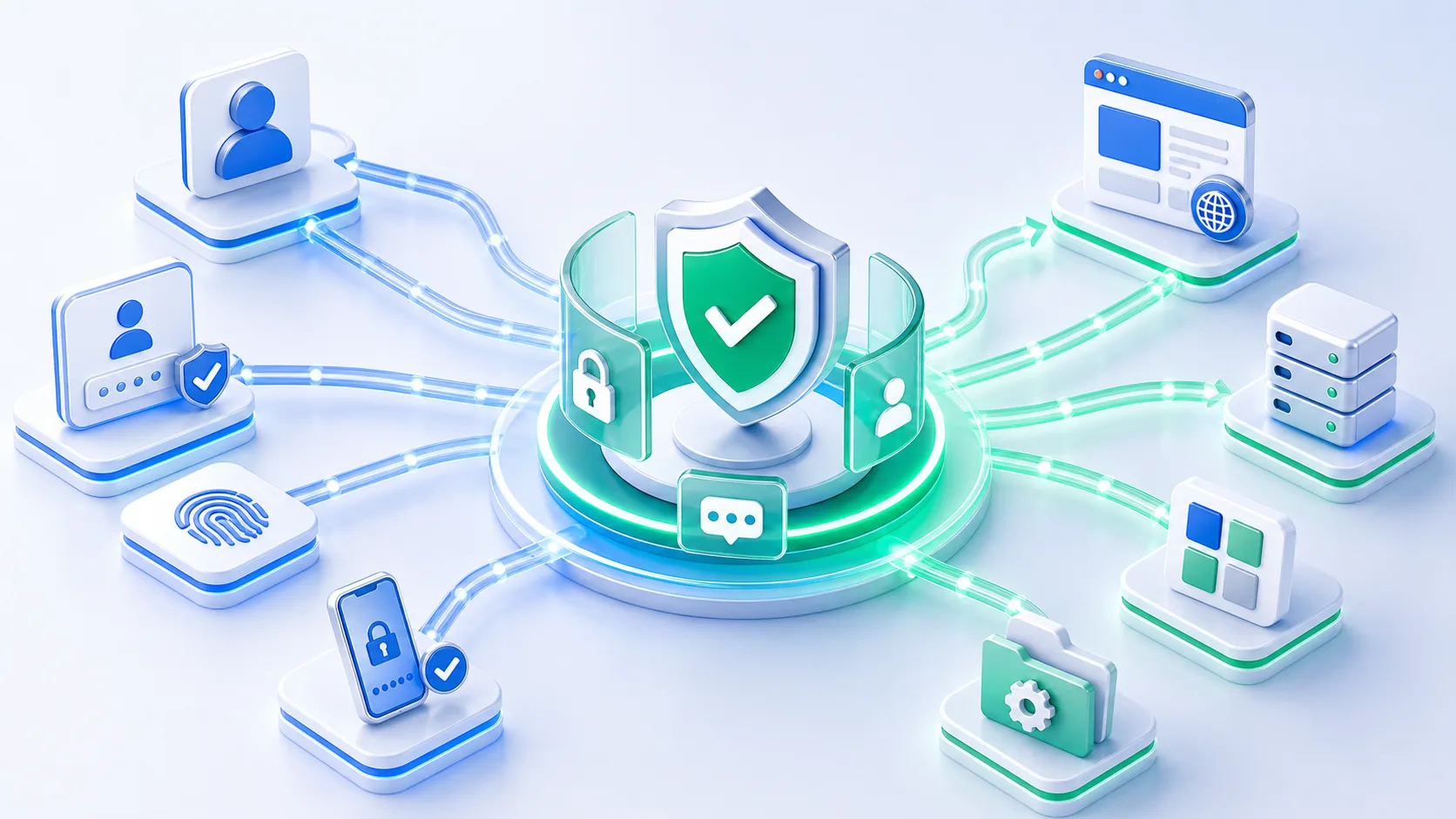MFA gateway protecting existing web applications