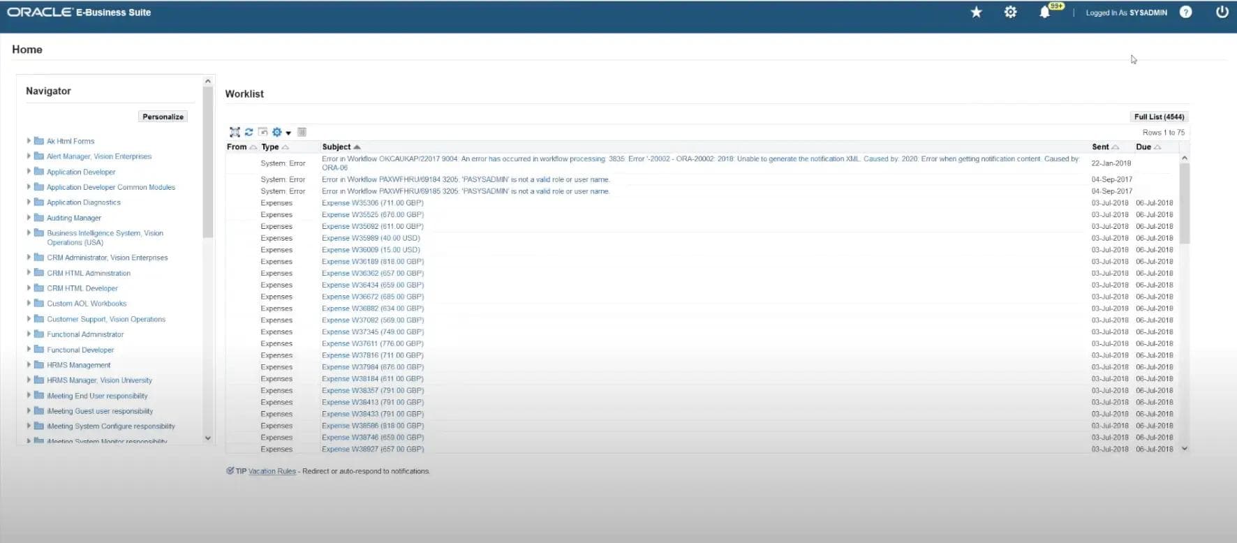 Oracle E-Business Suite SSO and MFA demo