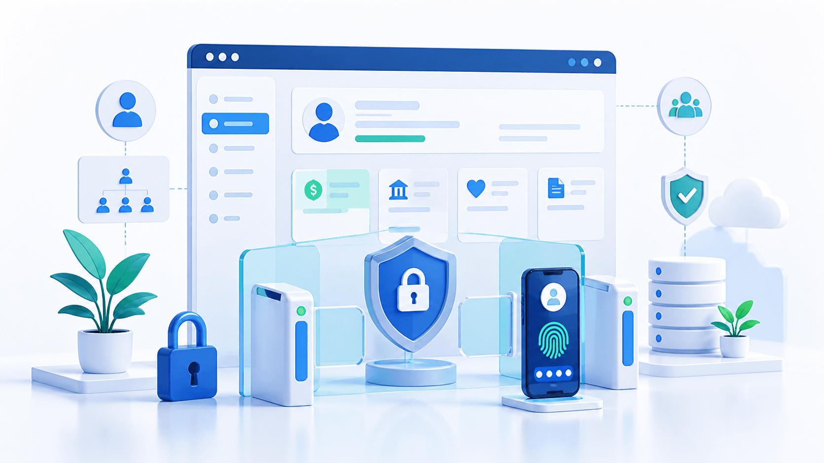MFA checkpoint protecting an HR self-service portal