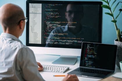 Programmer analyzing code